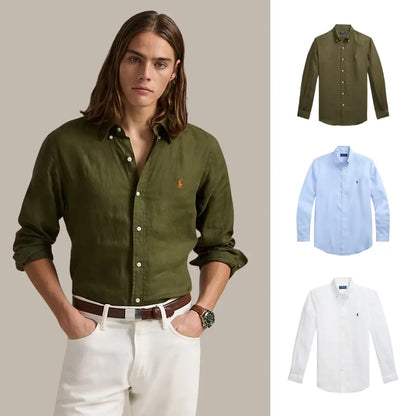 ACHETEZ 1, RECEVEZ 3 — CHEMISE EN LIN CLASSIQUE